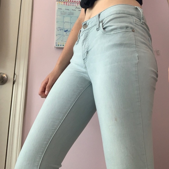 green skinny jeans ladies